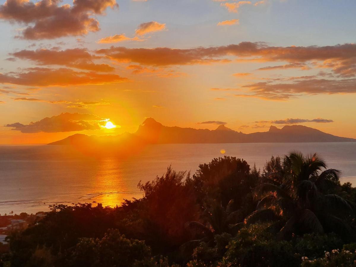 Jolie Maison Vue Ocean et Moorea Punaauia  Extérieur photo