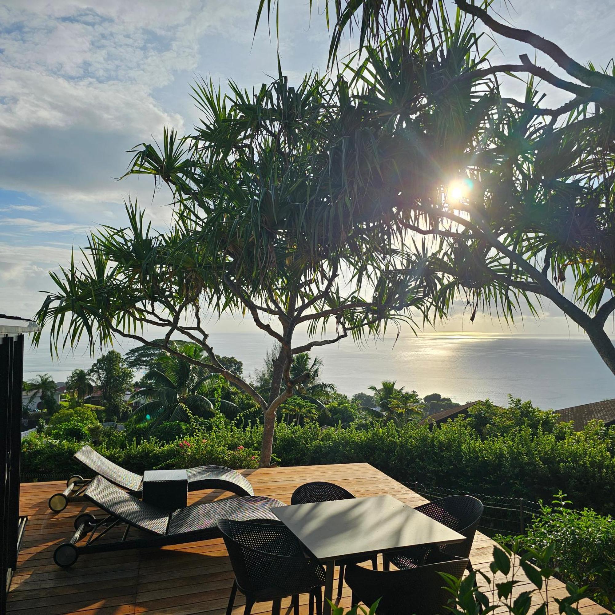 Jolie Maison Vue Ocean et Moorea Punaauia  Extérieur photo